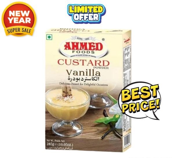 Ahmed Custard Powder Vanilla (285g) アーメド カスタード パウ