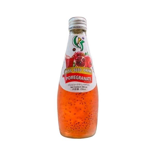 Basil Seed Drink With Pomegranate (290ml) バジルシードドリンクとザクロ