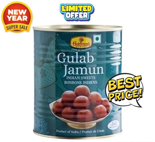 Haldiram Gulab Jamun (1kg) ゴラプジャムン スウィート