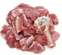 Mutton Boneless Dry cut