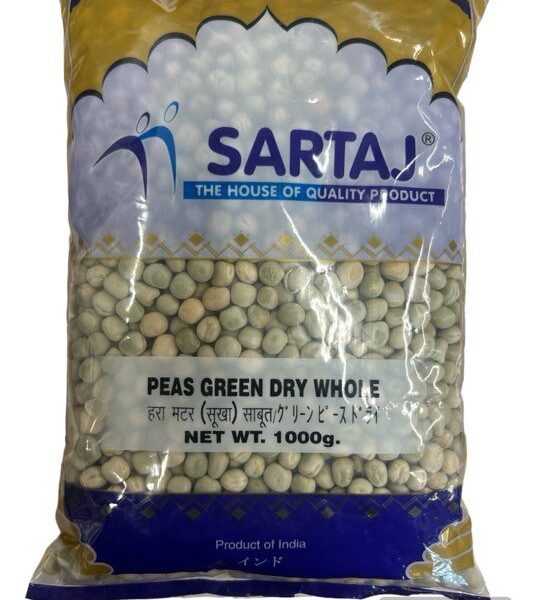 Sartaj Green peas dry whole 1kg